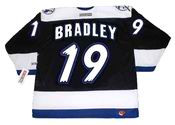 Brian Bradley 1995 Tampa Bay Lightning NHL Throwback Hockey Away Jersey - BACK
