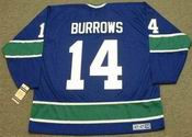 ALEXANDRE BURROWS Vancouver Canucks 1970's CCM Vintage Throwback Hockey Jersey