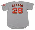 CESAR CEDENO Houston Astros 1971 Majestic Cooperstown Away Baseball Jersey