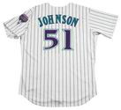 RANDY JOHNSON Arizona Diamondbacks 2001 Majestic Throwback Home Baseball Jersey - THUMBNAIL