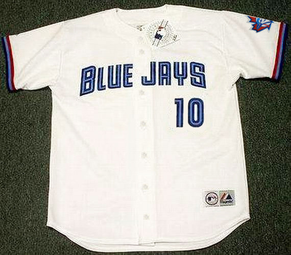 Majestic Vernon Wells Toronto Blue Jays 1999 Throwback Home