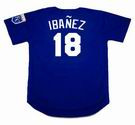 RAUL IBANEZ Kansas City Royals 2002 Alternate Majestic Throwback Baseball Jersey - BACK
