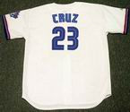 JOSE CRUZ Toronto Blue Jays 2000 Majestic Throwback Home Baseball Jersey