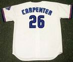 CHRIS CARPENTER Toronto Blue Jays 2000 Majestic Throwback Home Baseball Jersey