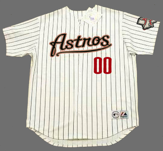 HOUSTON ASTROS 2004 Majestic Throwback Home Jersey Customized "Any Name