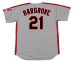 MIKE HARGROVE Cleveland Indians 1993 Majestic Throwback Away Baseball Jersey
