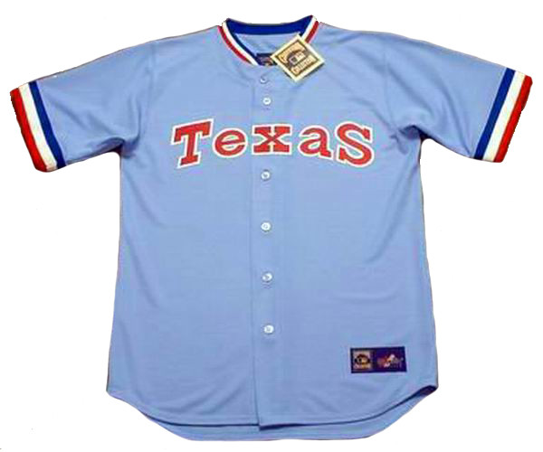 Texas Rangers Ivan Rodriguez Light Blue Replica Men's Alternate Player  Jersey S,M,L,XL,XXL,XXXL,XXXXL