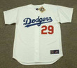 ADRIAN BELTRE Los Angeles Dodgers 1999 Home Majestic Vintage Baseball Jersey - FRONT