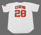 CESAR CEDENO Houston Astros 1971 Majestic Cooperstown Home Baseball Jersey