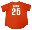JIM THOME Philadelphia Phillies 2003 Majestic Authentic Throwback Baseball Jersey - Back