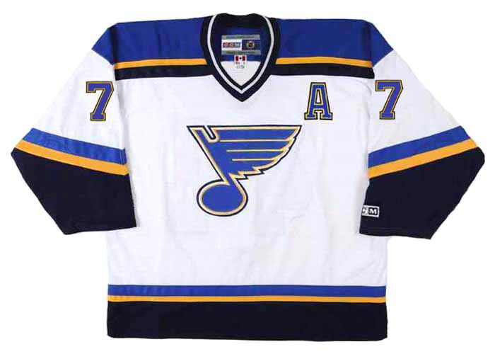 KEITH TKACHUK St. Louis Blues 2003 CCM Throwback Away NHL Hockey Jersey