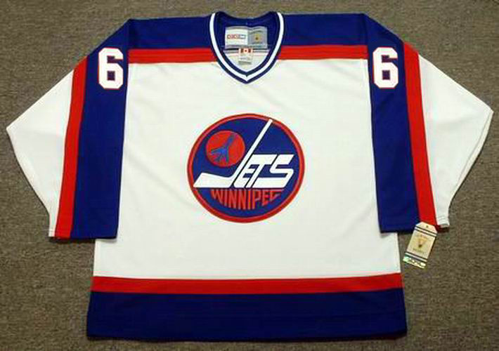 Barry Melrose 1979 Winnipeg Jets Vintage Home Throwback Nhl Hockey Jersey