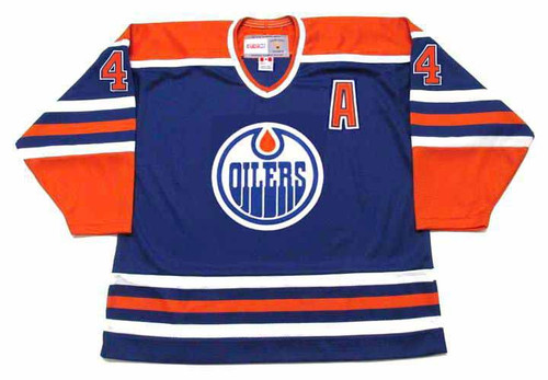 KEVIN LOWE Edmonton Oilers 1987 Away CCM NHL Vintage ...