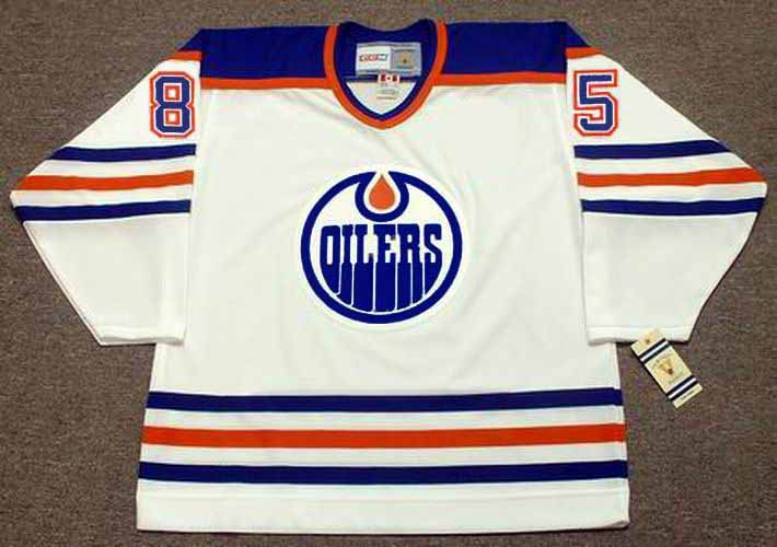 PETR KLIMA Edmonton Oilers 1990 Home CCM NHL Vintage ...