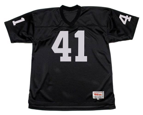 PHIL VILLAPIANO Oakland Raiders 1976 Throwback Home NFL Football Jersey - FRONT