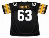 ERNIE HOLMES Pittsburgh Steelers 1974 NFL Football Throwback Jersey - BACK
