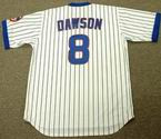 Andre Dawson 1989 Chicago Cubs Majestic MLB Throwback Home Jersey - BACK