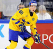 ELIAS PETTERSSON Team Sweden Nike Olympic Throwback Hockey Jersey - ACTION