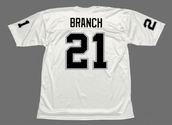 CLIFF BRANCH Oakland Raiders 1976 Throwback Home NFL Football Jersey - BACK