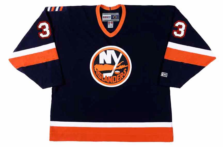Eric Cairns 2001 New York Islanders Away Throwback NHL Hockey Jersey