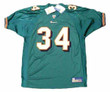 RICKY WILLIAMS Miami Dolphins 2002 Home Reebok Authentic Throwback NFL Jersey - FRONT