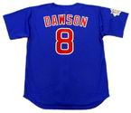 Andre Dawson Chicago Cubs Majestic MLB Throwback Alternate Jersey - BACK