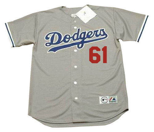 CHAN HO PARK Los Angeles Dodgers 1998 Away Majestic Throwback Baseball Jersey - FRONT