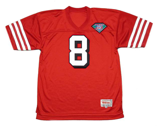 STEVE YOUNG San Francisco 49ers 1994 Throwback Home NFL Football Jersey