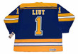 MIKE LIUT St. Louis Blues 1980 CCM Vintage Throwback NHL Hockey Jersey - BACK
