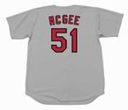 WILLIE MCGEE St. Louis Cardinals 1996 Away Majestic Throwback Baseball Jersey - BACK