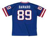 MARK BAVARO New York Giants 1988 Throwback Home NFL Football Jersey - BACK
