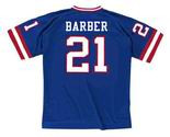 TIKI BARBER New York Giants 1997 Throwback Home NFL Football Jersey - BACK