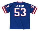 HARRY CARSON New York Giants 1988 Throwback Home NFL Football Jersey - BACK