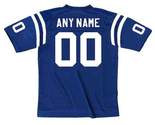 INDIANAPOLIS COLTS 1990's Throwback Home NFL Customized Jersey - BACK 