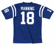 PEYTON MANNING Indianapolis Colts 1998 Throwback Home NFL Football Jersey - BACK