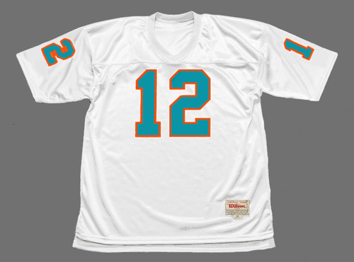 BOB GRIESE Miami Dolphins 1972 Throwback NFL Football Jersey - FRONT