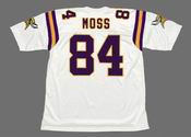 RANDY MOSS Minnesota Vikings 2003 Away Throwback NFL Football Jersey - BACK
