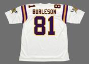NATE BURLESON Minnesota Vikings 2004 Away Throwback NFL Football Jersey - BACK