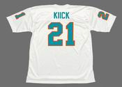 JIM KIICK Miami Dolphins 1972 Throwback NFL Football Jersey - BACK