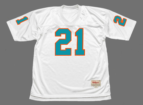 JIM KIICK Miami Dolphins 1972 Throwback NFL Football Jersey - FRONT