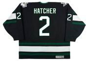 DERIAN HATCHER Dallas Stars 1997 Away CCM Throwback NHL Hockey Jersey - BACK