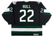 BRETT HULL Dallas Stars 1998 Away CCM Throwback NHL Hockey Jersey - BACK