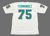 MANNY FERNANDEZ Miami Dolphins 1972 Throwback NFL Football Jersey - BACK