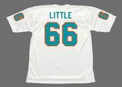 LARRY LITTLE Miami Dolphins 1972 Throwback NFL Football Jersey - BACK