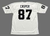 DAVE CASPER Oakland Raiders 1976 Away Throwback NFL Football Jersey - BACK
