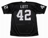 RONNIE LOTT Los Angeles Raiders 1991 Home Throwback NFL Football Jersey - BACK