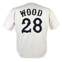 WILBUR WOOD Chicago White Sox 1978 Home Majestic Throwback Baseball Jersey - BACK