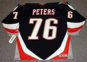 ANDREW PETERS Buffalo Sabres 2005 Home CCM Throwback NHL Hockey Jersey - BACK