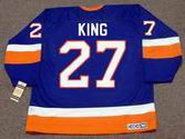DEREK KING New York Islanders 1993 Away CCM Vintage Throwback Hockey - BACK