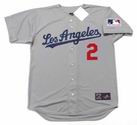 BOBBY VALENTINE Los Angeles Dodgers 1969 Away Majestic Baseball Throwback Jersey - FRONT